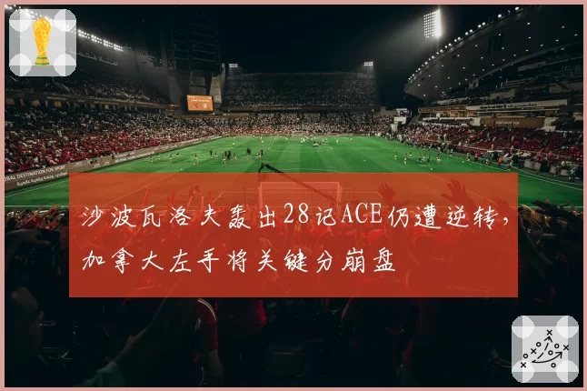 沙波瓦洛夫轰出28记ACE仍遭逆转,加拿大左手将关键分崩盘